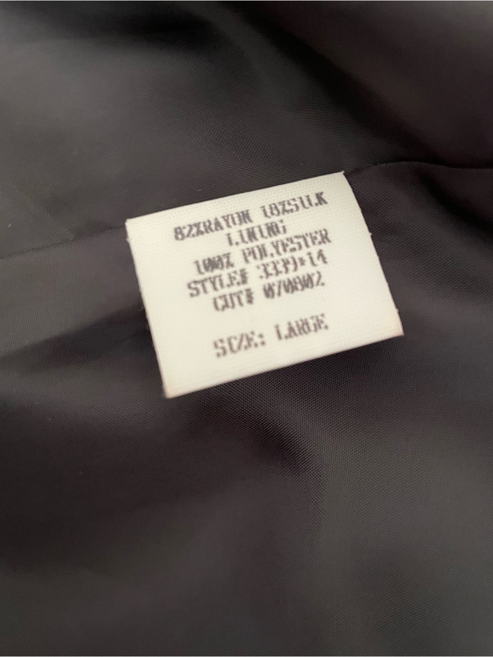 Vintage Lily Velvet Coat Jacket Women’s Large Black Silk/Rayon - Picture 4 of 10